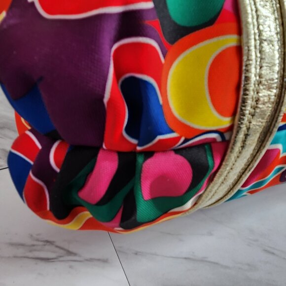 Euc Coach Poppy Graffitti Pop Art Signature Tote Bag w/Wallet - Picture 8 of 17